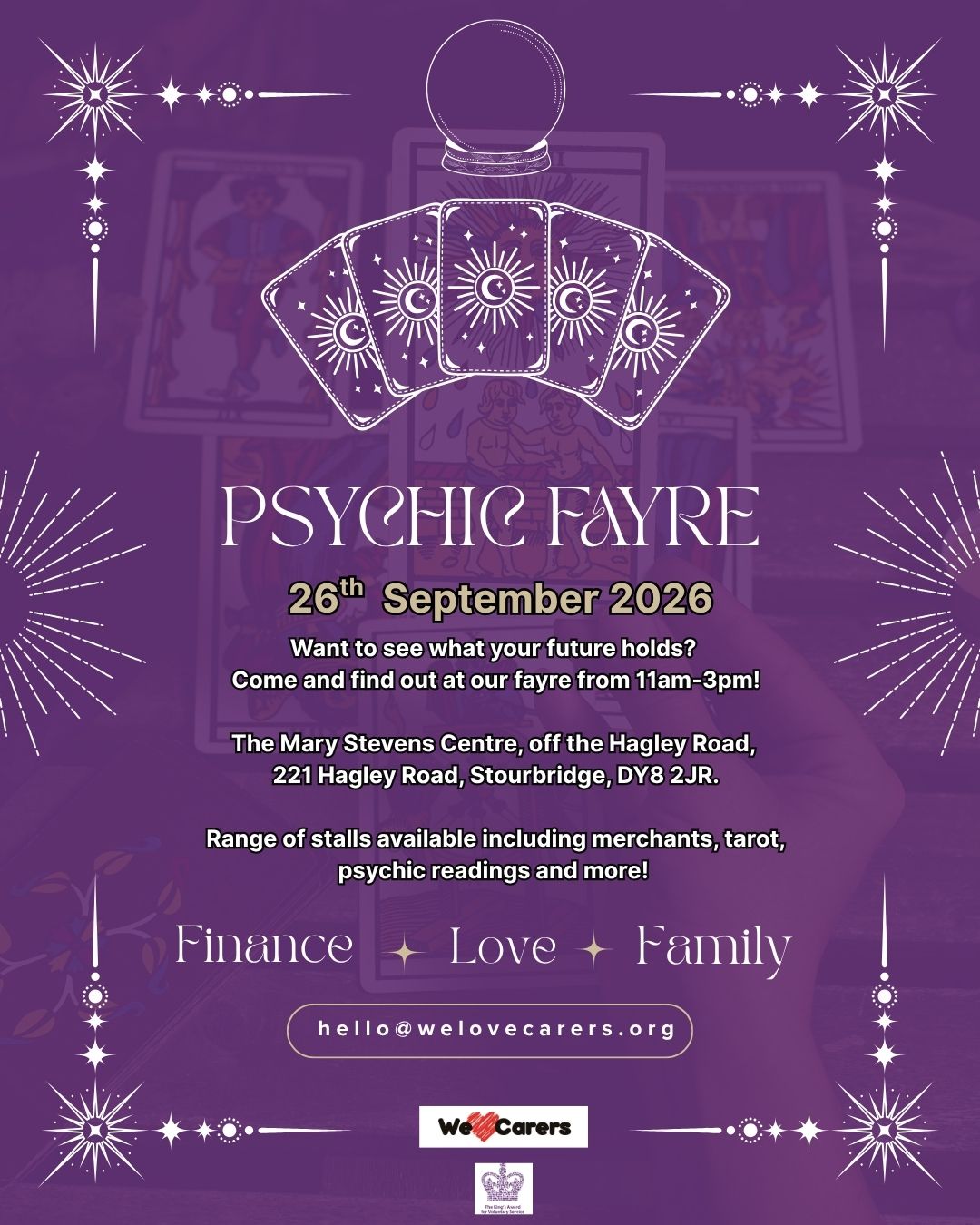 Mary Stevens Centre - Psychic Fayre
